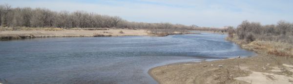 We crossed the North Platte River ...
